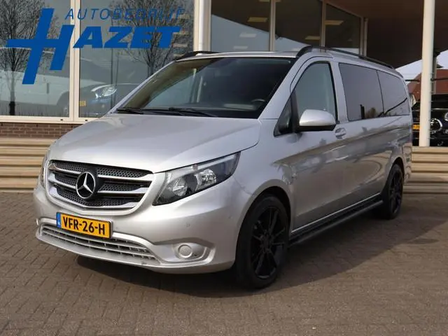 Mercedes-Benz Vito 114 CDI 136 PK AUT. LANG DUBBEL CABINE + LEDER | 19 INCH LMV | TREKHAAK | NAVIGAT...
