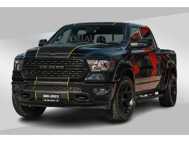 Dodge RAM SPORT | 5.7 V8 4x4 HEMI | PANORAMA DAK | GROOTSCHERM 12 INCH | LPG | Diamond Black Pearl |...
