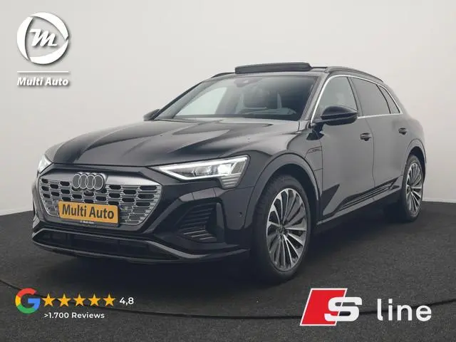 Audi Q8 e-tron 55 Quattro S Edition 114 kWh 408pk Dealer O.H. | Panodak | Luchtvering | Adaptive Cru...