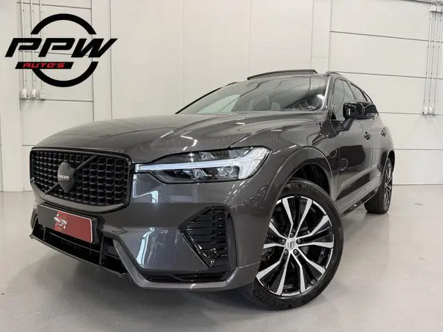 Volvo XC60 T6 Recharge AWD R-Design Long Range PLATINUM-GREY/PANO/TREKHAAK/20"/LEER-SPORT/ACC/PILOT-...