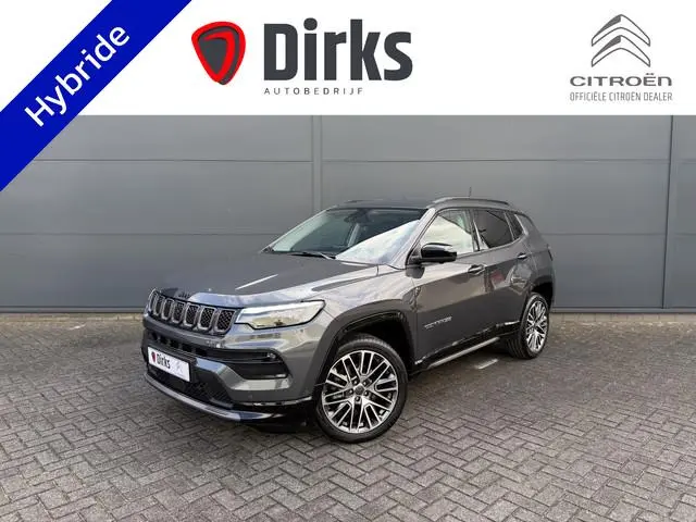 Jeep Compass 1.5T e-Hybrid Summit (Leder incl verwarming/koeling/geheugen - Elektrische Klep - Adapt...