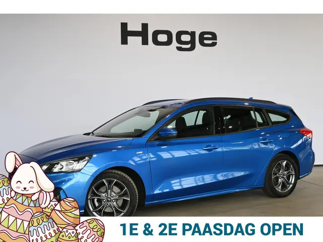 Ford Focus Wagon 1.0 EcoBoost 126pk ST Line ketting! Navigatie 1e Eigenaar Airco LED Cruise control...