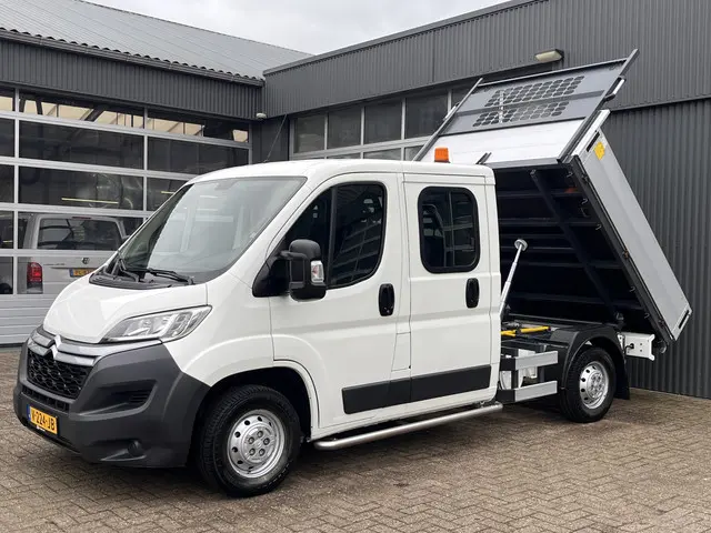 Citroën Jumper 35 2.0 BlueHDi DC Euro 6 Kipper Kieper Trekhaak 2500 kg trekgewicht 7-Persoons Telefo...