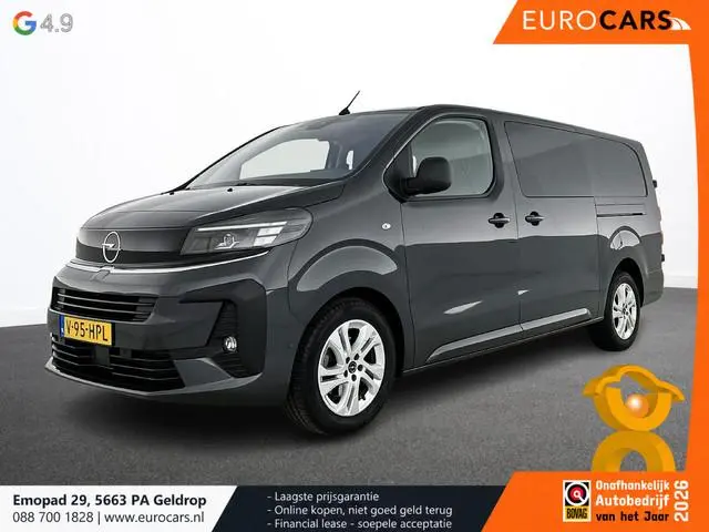 Opel Vivaro 2.0 180PK L3 Automaat Dubbele Cabine 2 schuifdeuren Android Auto/Apple CarPlay Navigatie...