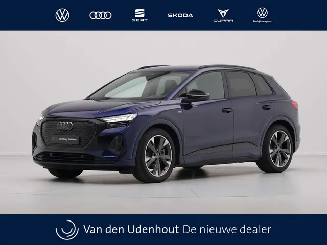 Audi Q4 e-tron 50 quattro S Line edition 77 kWh 300pk Navigatie Camera Acc Stoelverwarming Demo Roel