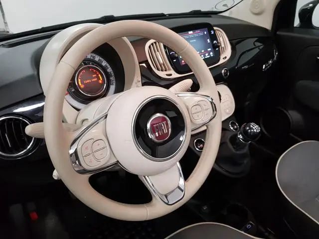 Fiat 500 C 1.0 Hybrid Lounge + Navigatie Climate Control Cruise Control DAB Parkeer Sensoren Lichtme...