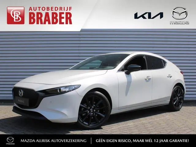 Mazda 3 2.0 e-SkyActiv-G M Hybrid 150 Homura | Stoelverwarming | Camera | Dodehoek detectie | HUD |...