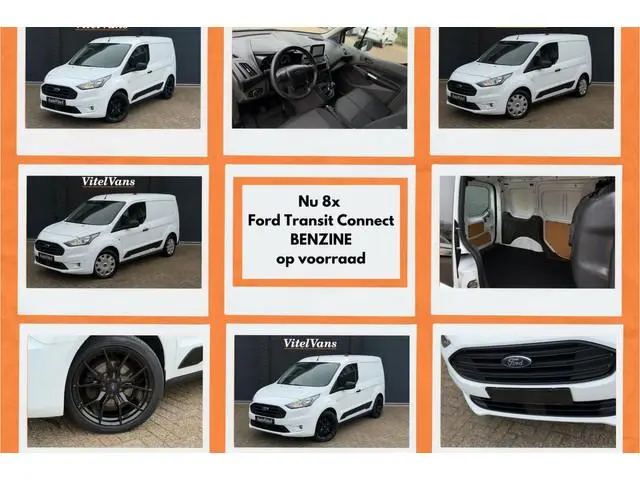 Ford Transit Connect 1.0  L2 | BPM VRIJ | Airco |  Camera | Multimedia | 3-zits |  NAVI | Bluetooth...