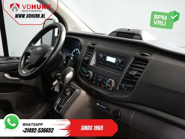Ford Transit Custom 2.0 TDCI 130 pk Aut. 2x Schuifdeur/ Standkachel/ Stoelverw./ Airco/ Cruise/ Inri...