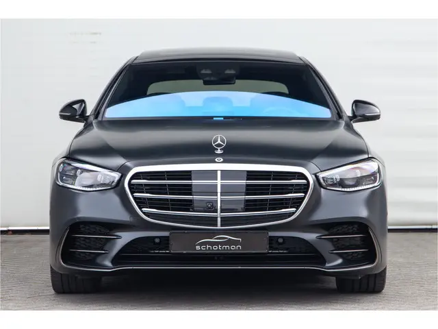 Mercedes-Benz S-klasse 580 e 4MATIC Lang AMG Premium, Designo Matzwart, Massage, Achterasbesturing,...