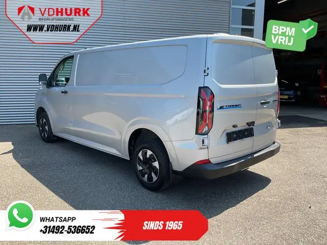 Ford E-Transit Custom L2 65 kWh 330 km WLTP Garantie t/m 05-'29/ LED/ Snellader/ Standkachel/ Stoelv...
