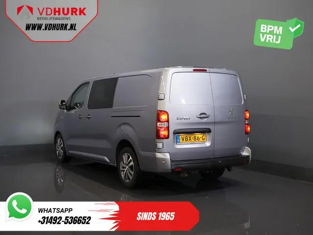 Peugeot Expert 2.0 HDI 180 pk Aut. DC Dubbel Cabine 2x Schuifdeur/ Carplay/ Stoelverw./ Climate/ Nav...