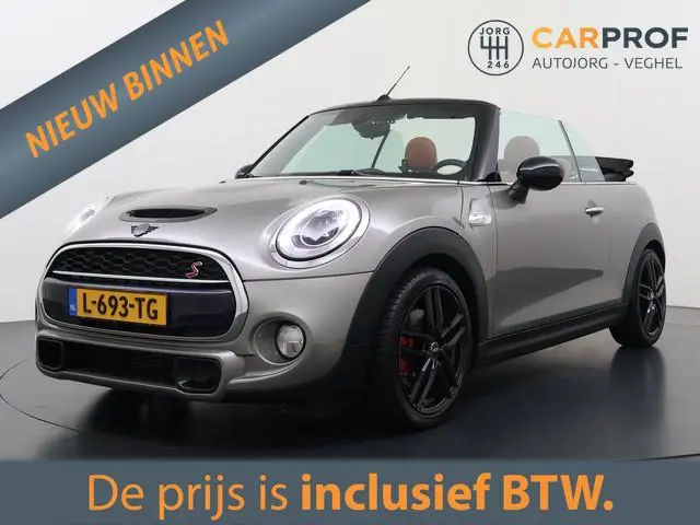 MINI Cabrio 2.0 Cooper S Chili Serious Business Navigatie |  Lederen interieur | LMV |
