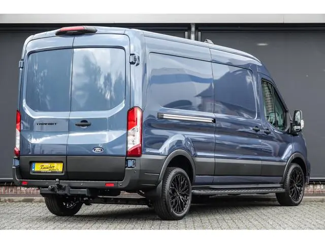 Ford Transit L3H2 | 2.0Tdci 165Pk | 350 | Raptor Edition | 2x Schuifdeur | Nieuw Model | Chrome Blue