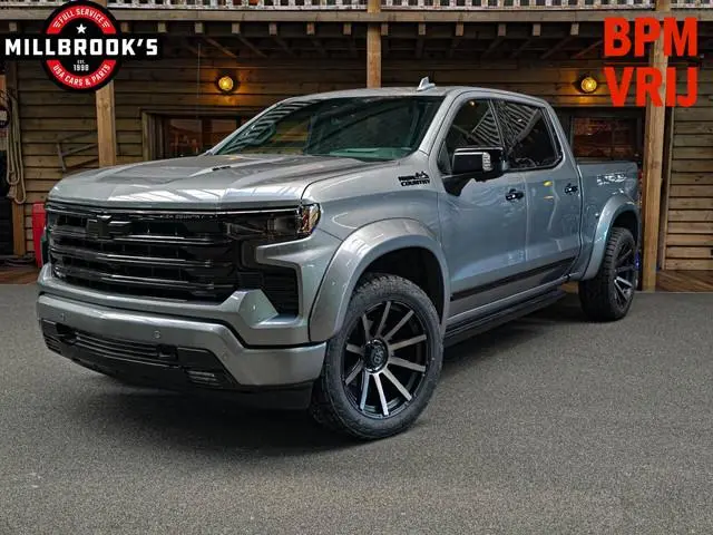Chevrolet Silverado High Country 6.2 V8 420 PK, BPM VRIJ, Wide Body, Black edition, full options .