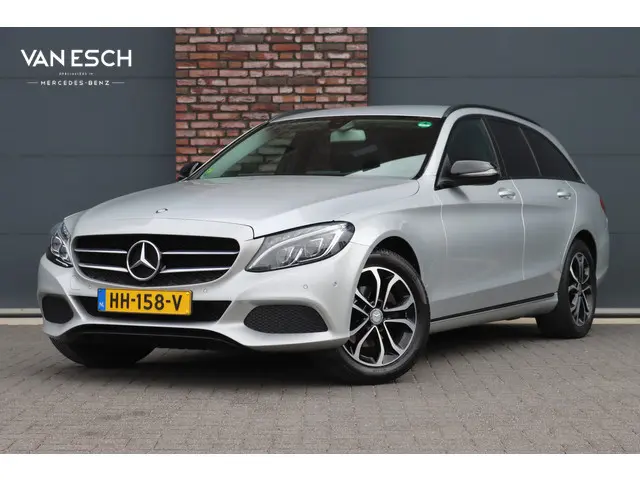 Mercedes-Benz C-klasse Estate 180 Ambition | Dodehoekassistent | Trekhaak | Leder | Nightpakket | Na...
