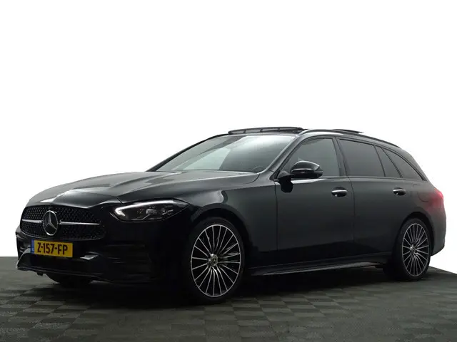 Mercedes-Benz C-klasse Estate 300 e AMG Line Aut- Stoel Massage, Burmester Audio, Panoramadak, 360 C...