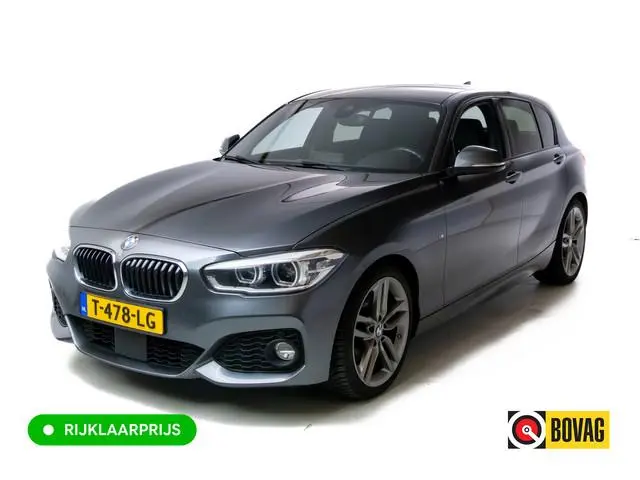 BMW 1-serie 125i M-Sport High Executive Centennial  225 PK Zwart Leer, Trekhaak, Navigatie Prof. Led...