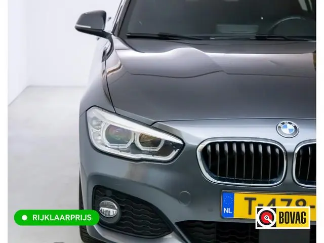 BMW 1-serie 125i M-Sport High Executive Centennial  225 PK Zwart Leer, Trekhaak, Navigatie Prof. Led...