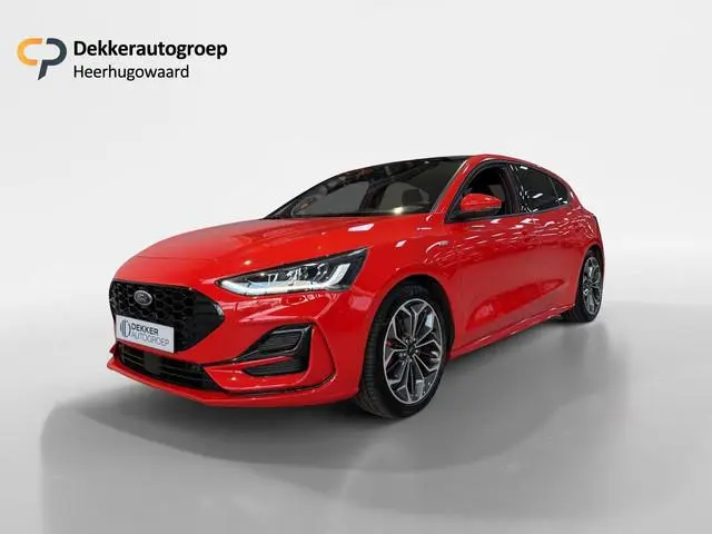 Ford Focus 1.0 EcoBoost Hybrid 125 pk ST Line X Panoramadak - Groot navigatie - 18inch LM Velgen - D...