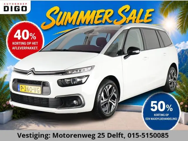 Citroen Grand C4 SpaceTourer 1.2 BUSINESS 7 ZIT AUTOMAAT 130PK GAR.TOT 6/2032* . NAVIGATIE . BLUETOO...